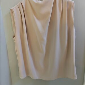 Amanda Uprichard Elegant Cream Sleeveless Top